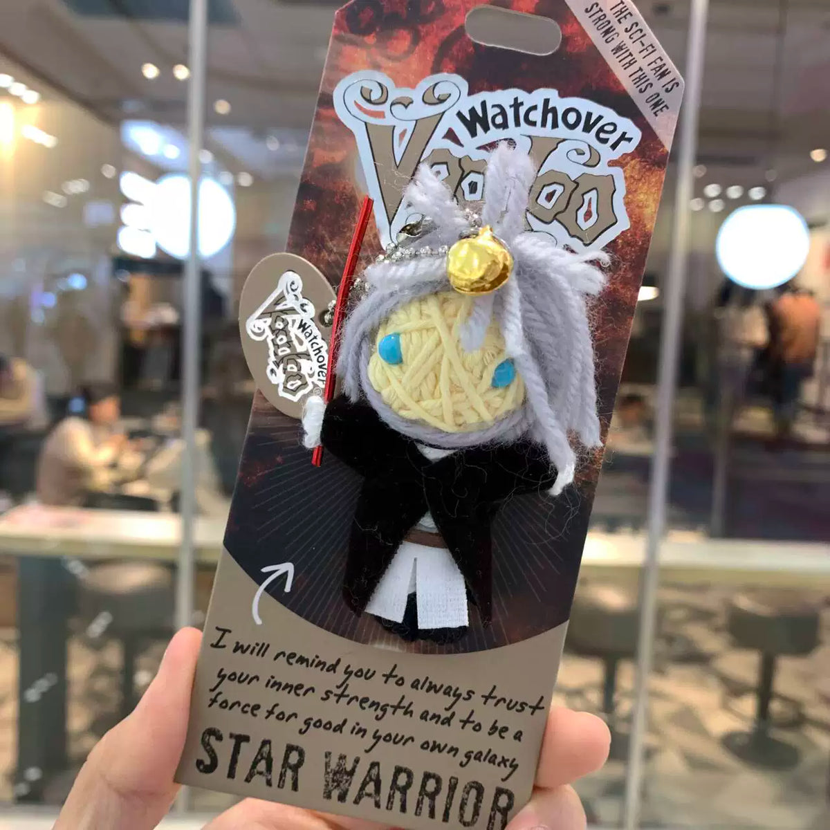 Hand Wrapped Mummy Witch Doll Plush Charm, 10 Styles Guardian Angel White with Story Card