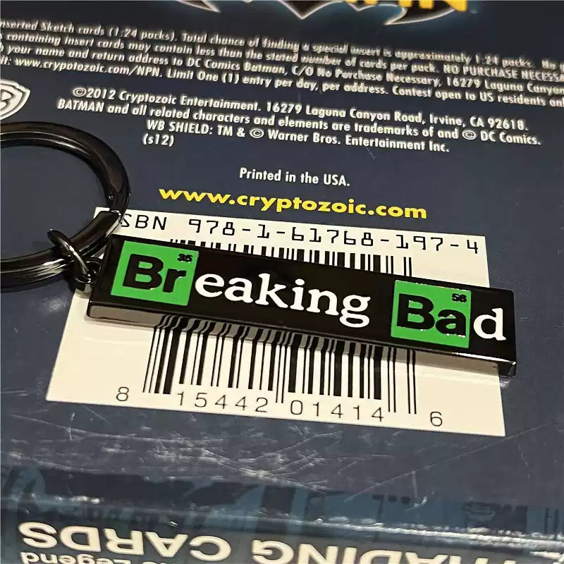 Breaking Bad Metal Keychain, Themed Bag Charm