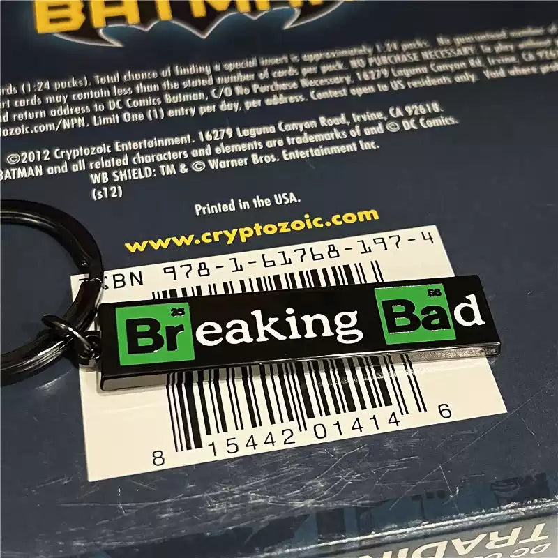 Breaking Bad Metal Keychain, Themed Bag Charm
