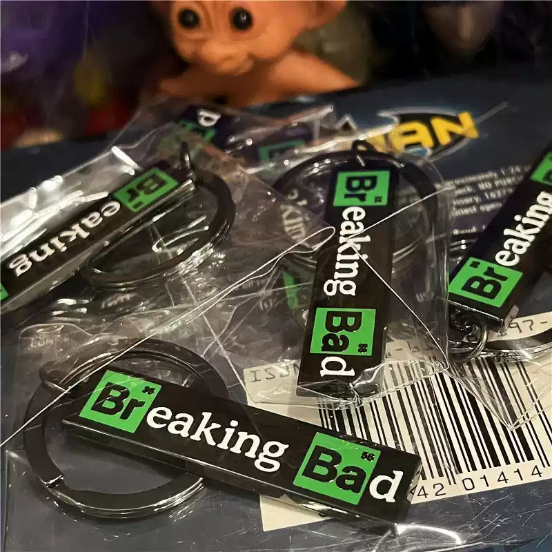 Breaking Bad Metal Keychain, Themed Bag Charm