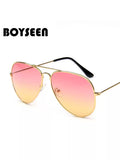 Honkai: Star Rail Sand Gold Aviator Sunglasses, Gradient Pink Anime Cosplay Shades