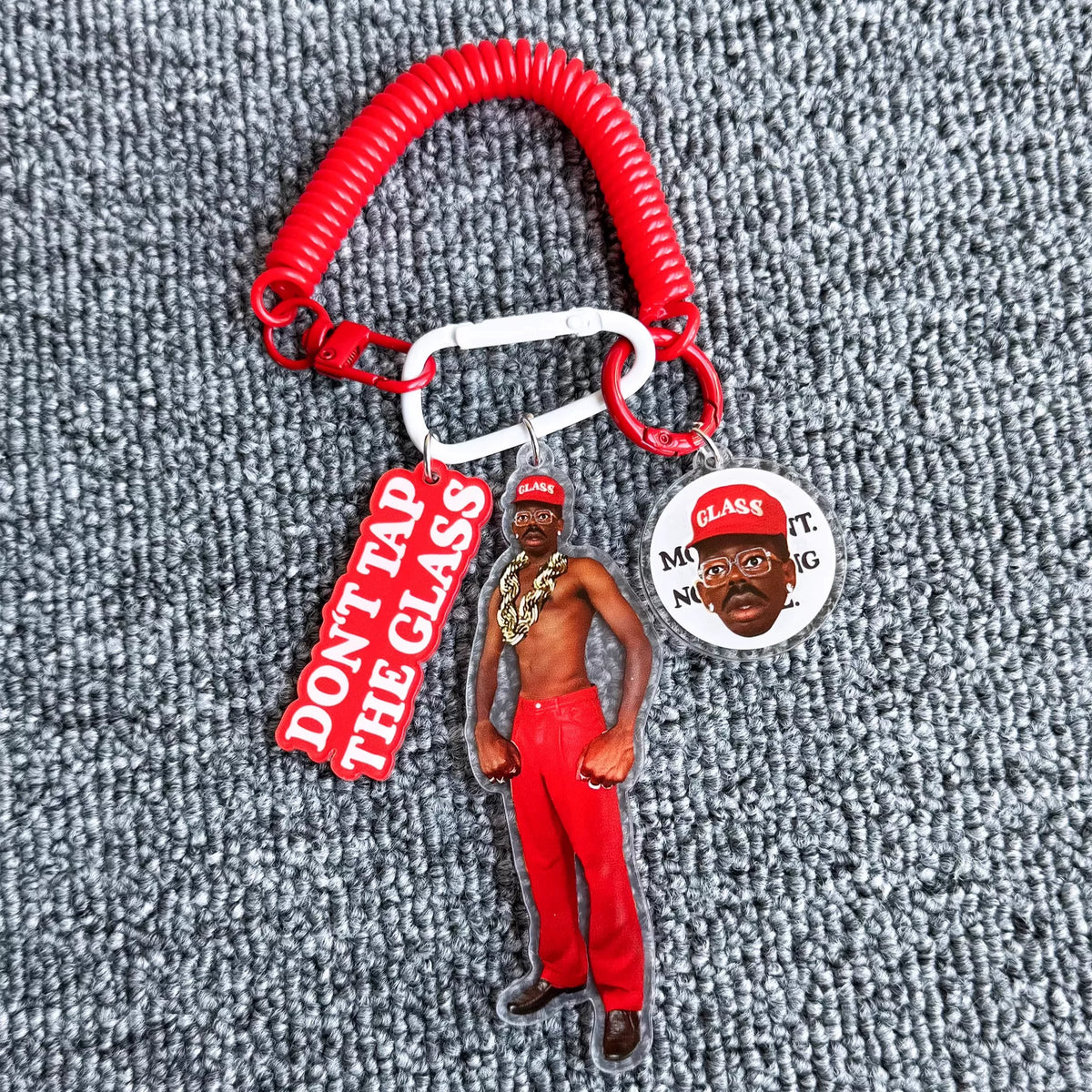 Original R&B Rap Acrylic Keychain Set, Tristezashop Themed Bag Charm Pack